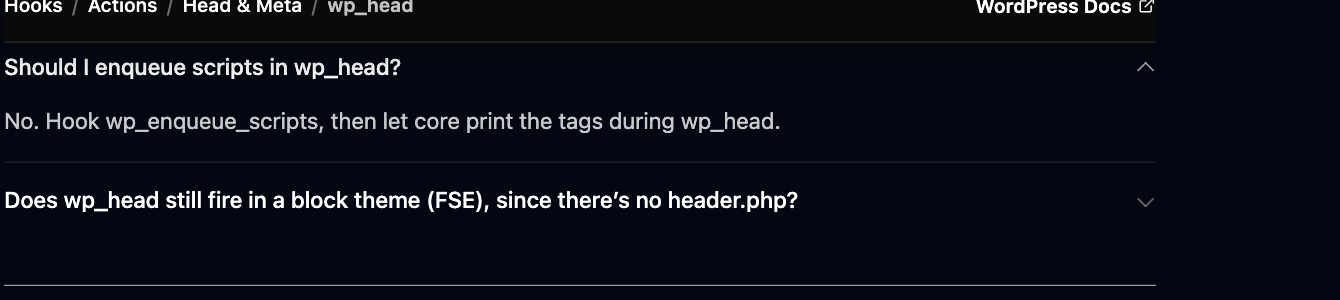 Question in the heading, answer in the panel