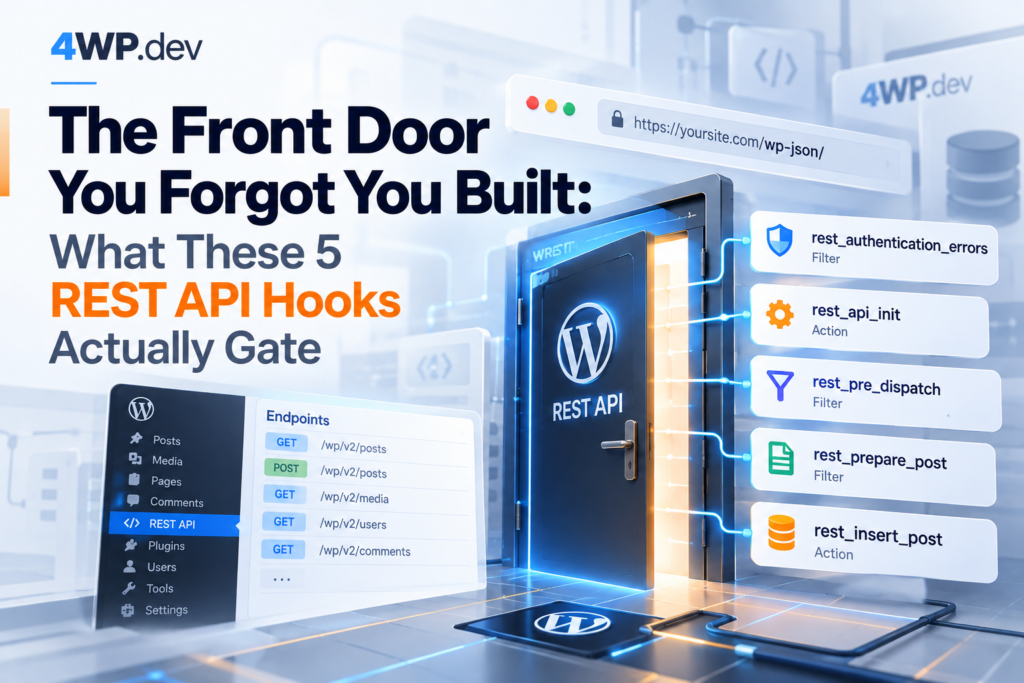 The Front Door You Forgot You Built: What These 5 REST API Hooks Actually Gate