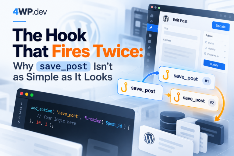 The Hook That Fires Twice: Why save_post Isn’t as Simple as It Looks