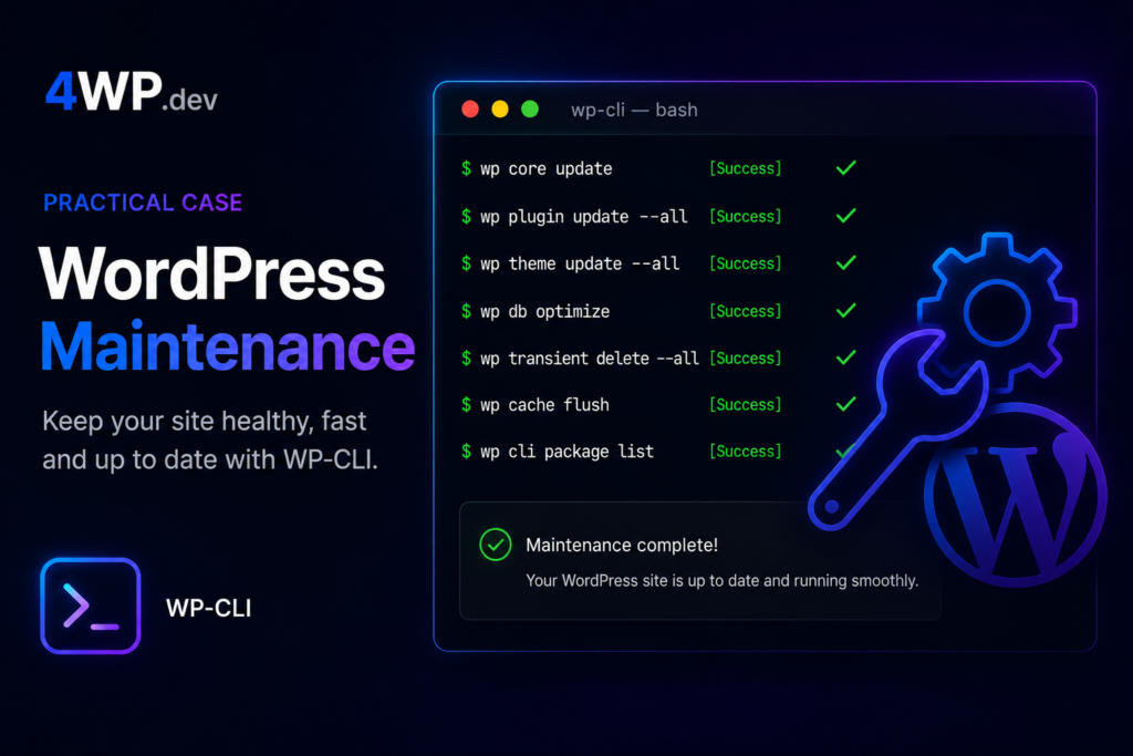 WordPress Maintenance Workflow